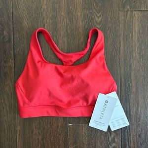 NWT Red Athleta Sports Bra